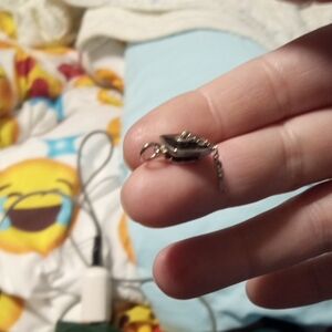 Silver Leaf Pendant Charm